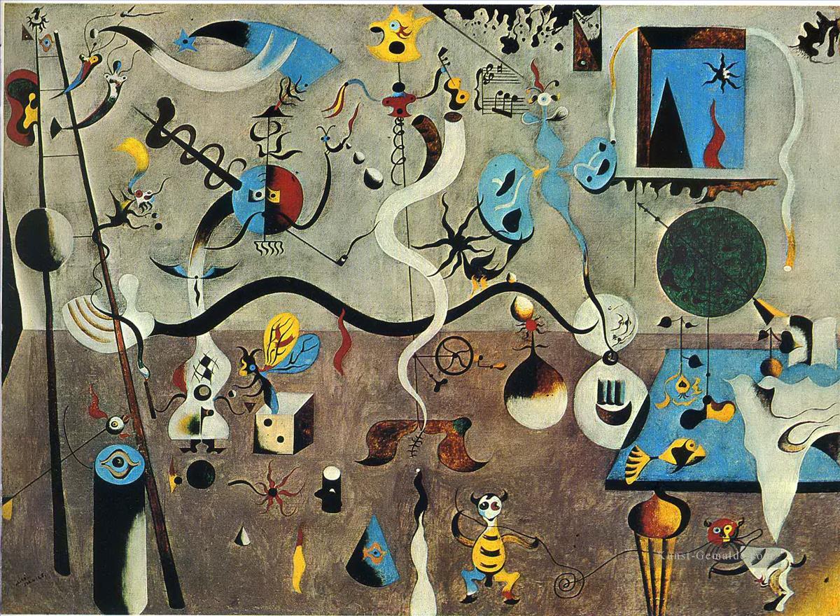 Harlekine Karneval Joan Miró Ölgemälde